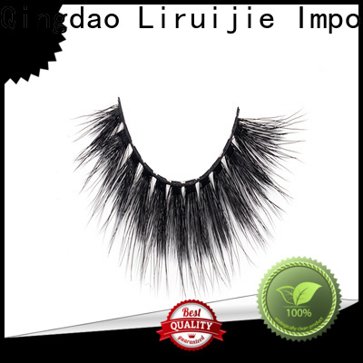 Liruijie deep 3d synthetic lashes factory for almond eyes