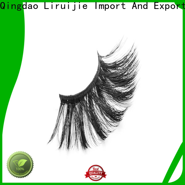 Liruijie chemical synthetic eyelash wholesale manufacturers for round eyes