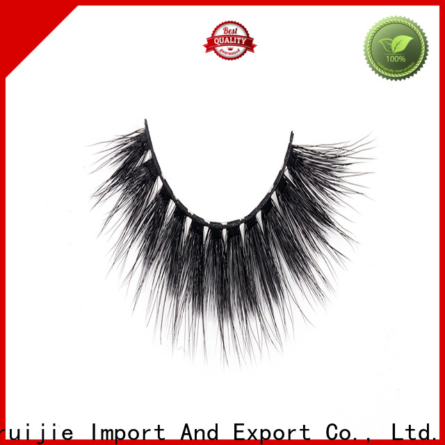 Liruijie false synthetic eyelash factory for almond eyes