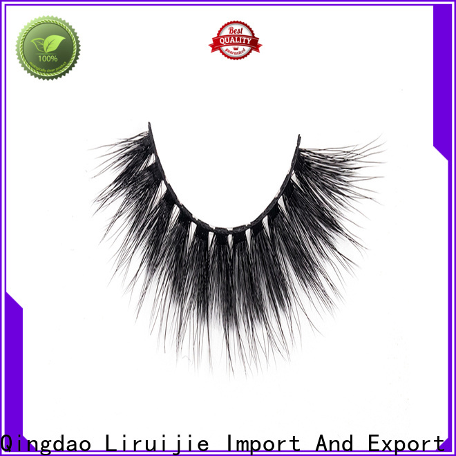 Liruijie 3d synthetic eyelashes suppliers for almond eyes