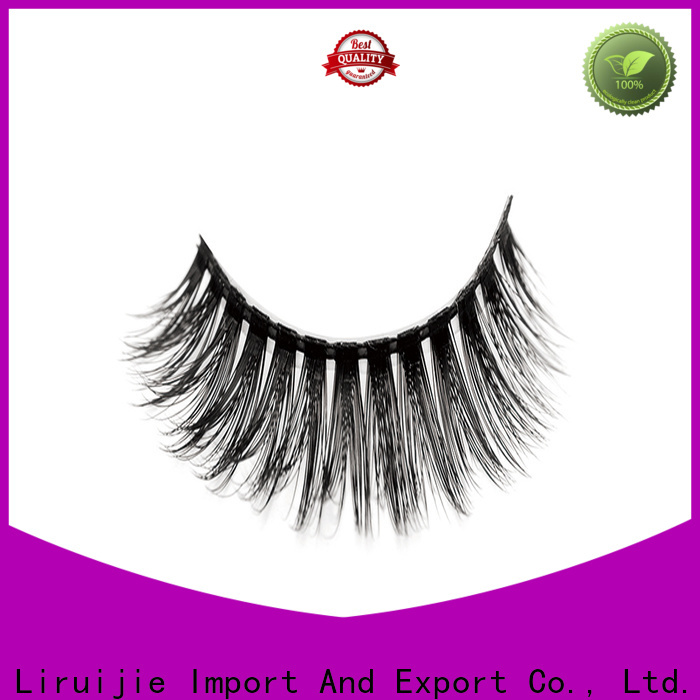 Liruijie false synthetic eyelashes wholesale suppliers for almond eyes