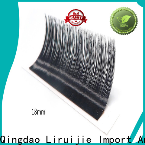 Liruijie Custom order mink eyelash extensions factory for straight lashes