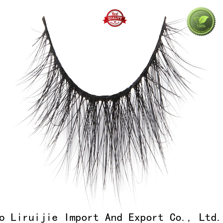 Liruijie dramatic mink lash extensions care company for small eyes
