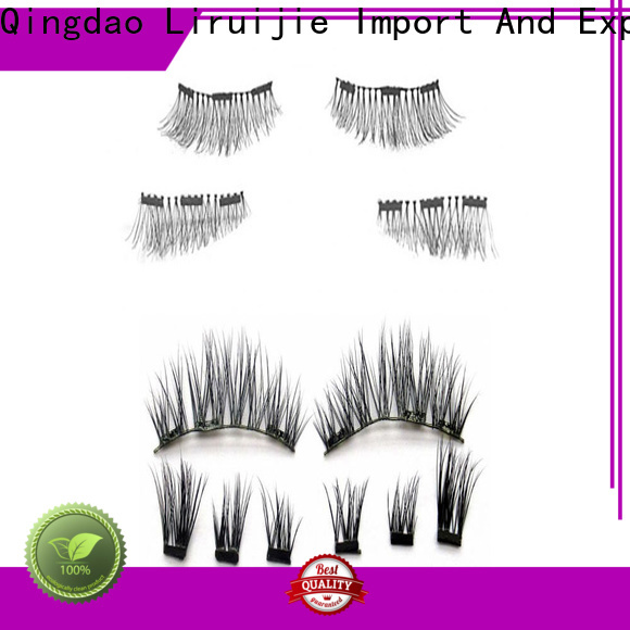 Liruijie huge false eyelashes factory for almond eyes