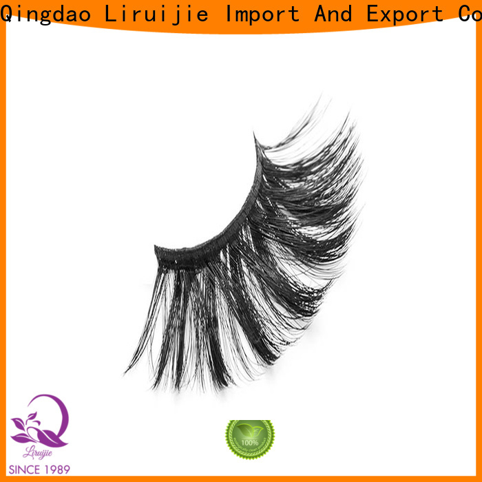 Liruijie thick synthetic lashes suppliers for round eyes