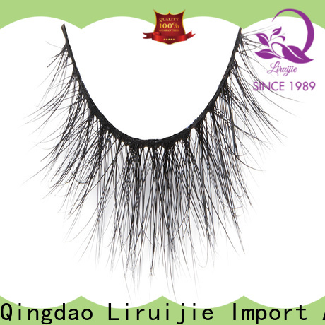 Liruijie fluffy individual mink lashes for sale factory for small eyes