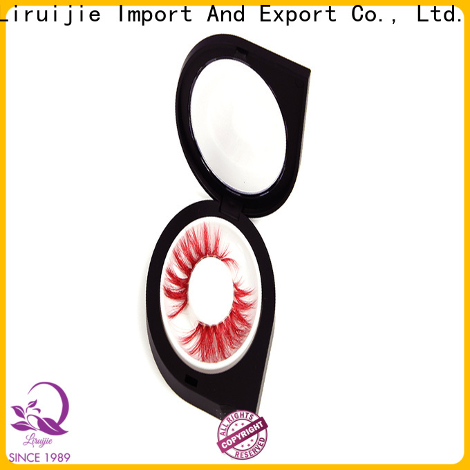 Liruijie magnetic human eyelashes wholesale company for mink eyelashes