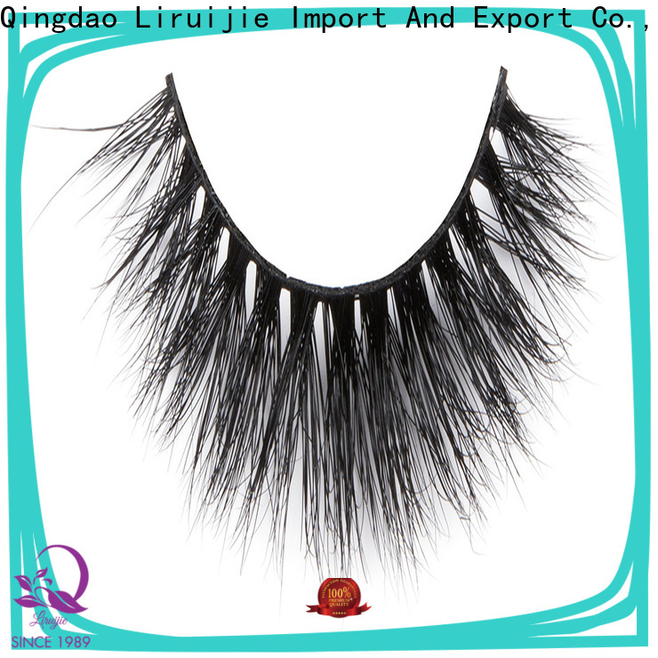 Liruijie mink cheap 3d mink lashes company for sensitive eyes