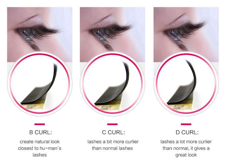 Custom human hair eyelash extensions extensions supply for small eyes